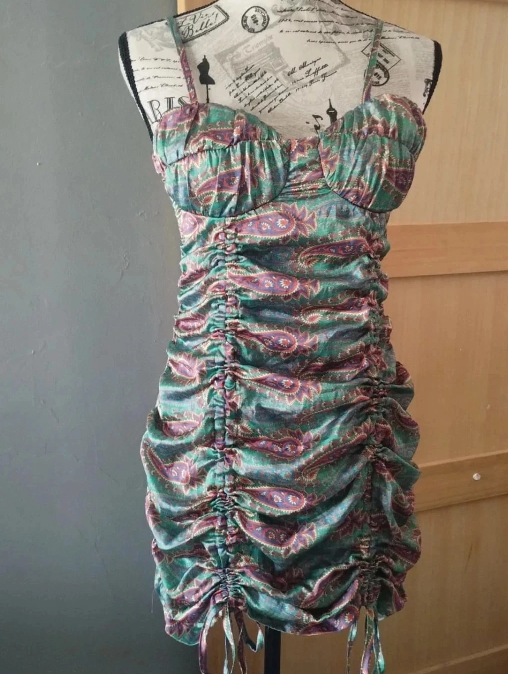 Robe courte doublée, colorée,Mallory, T38